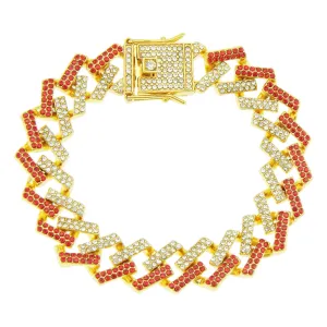 Wholesale Hip Hop Cuban Alloy Bracelet