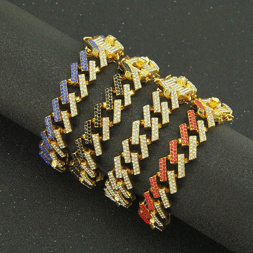 Wholesale Hip Hop Cuban Alloy Bracelet