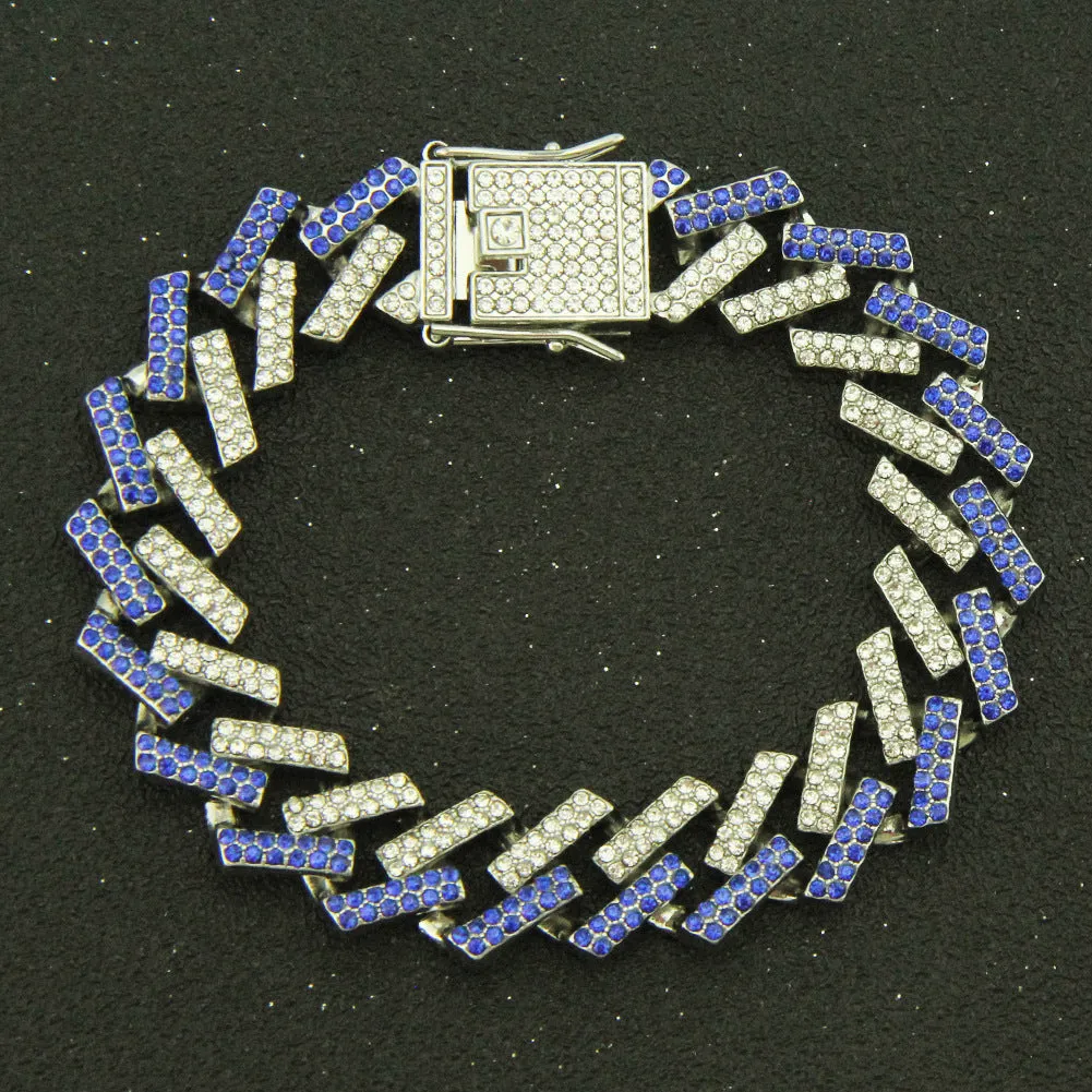 Wholesale Hip Hop Cuban Alloy Bracelet