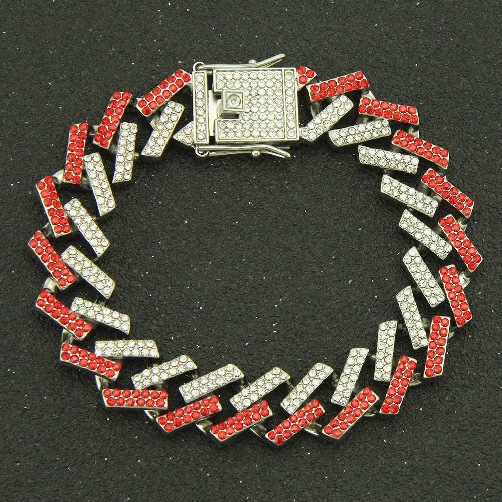 Wholesale Hip Hop Cuban Alloy Bracelet