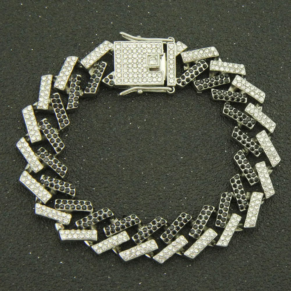 Wholesale Hip Hop Cuban Alloy Bracelet