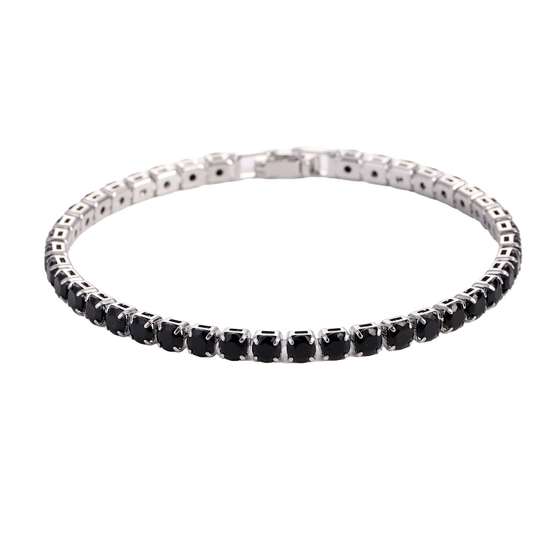 Wholesale Hip-hop Micro Inlaid Zircon Copper Bracelets