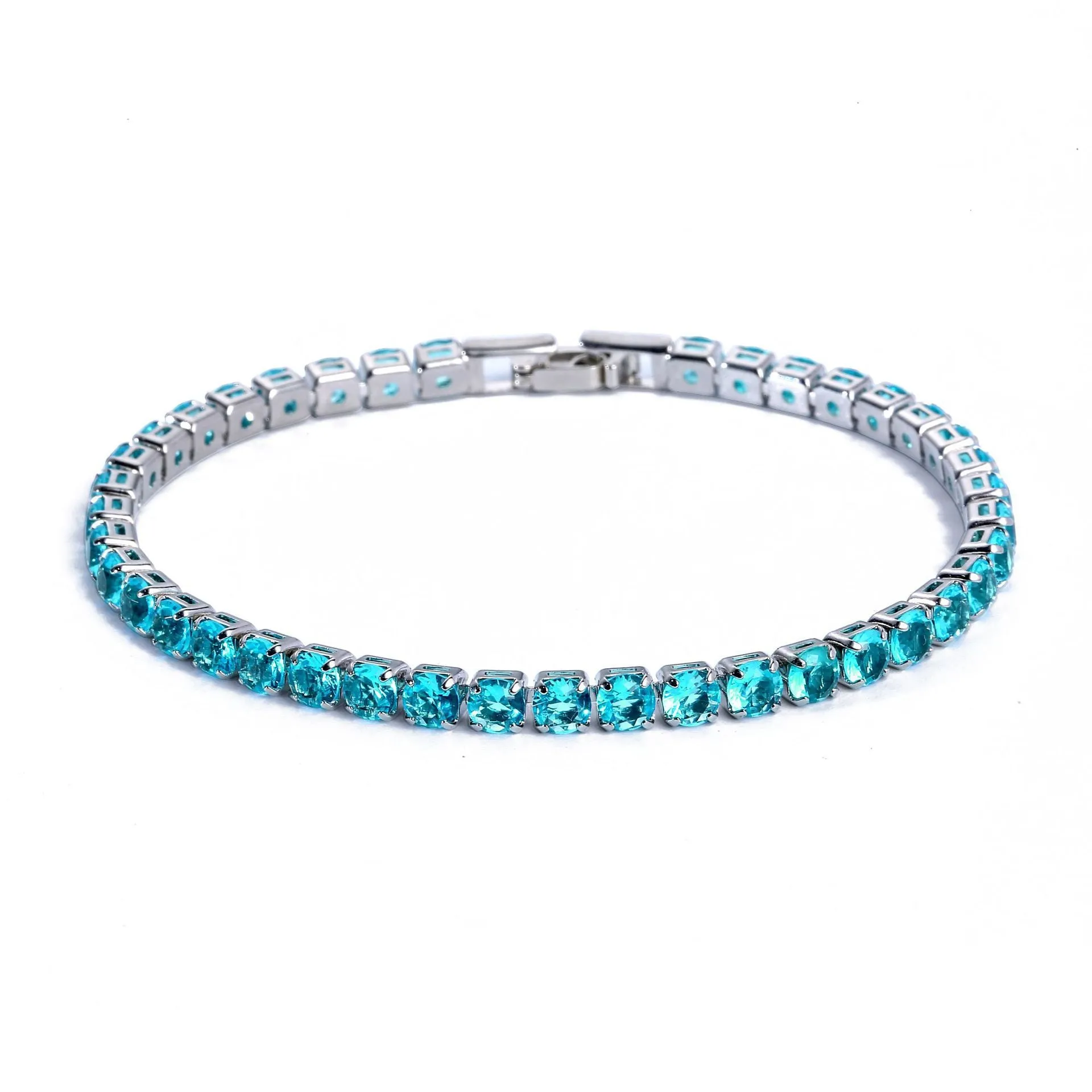 Wholesale Hip-hop Micro Inlaid Zircon Copper Bracelets