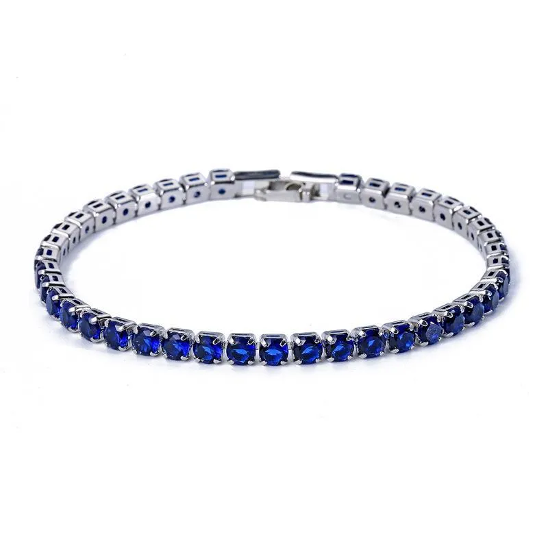 Wholesale Hip-hop Micro Inlaid Zircon Copper Bracelets