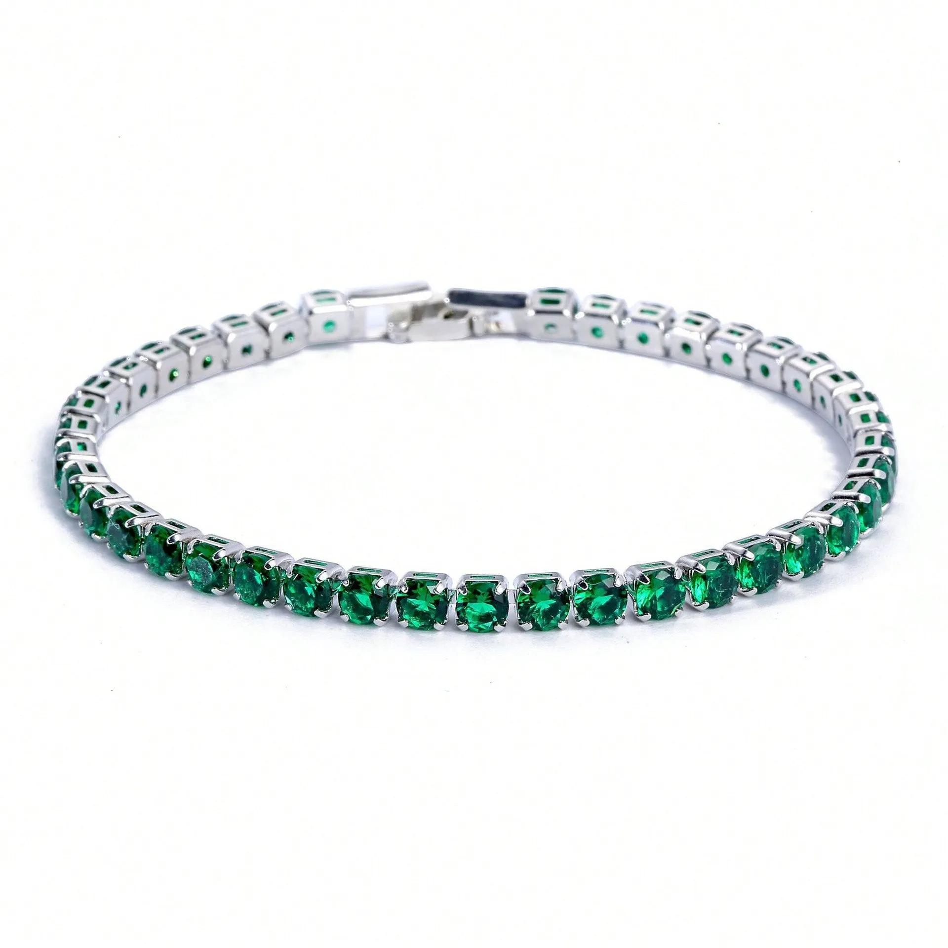 Wholesale Hip-hop Micro Inlaid Zircon Copper Bracelets