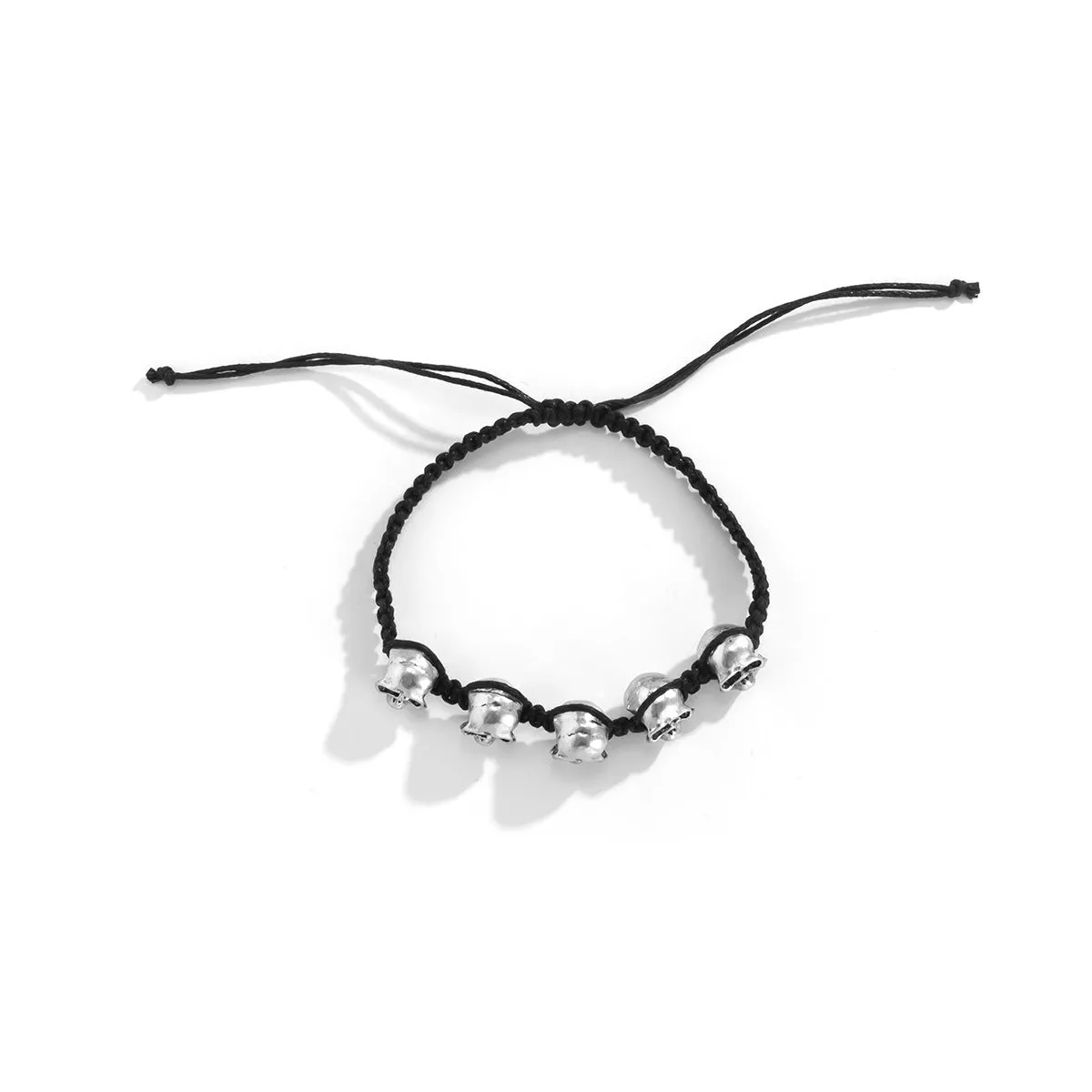 Wholesale Hip-hop Skull Men's Alloy Bracelet