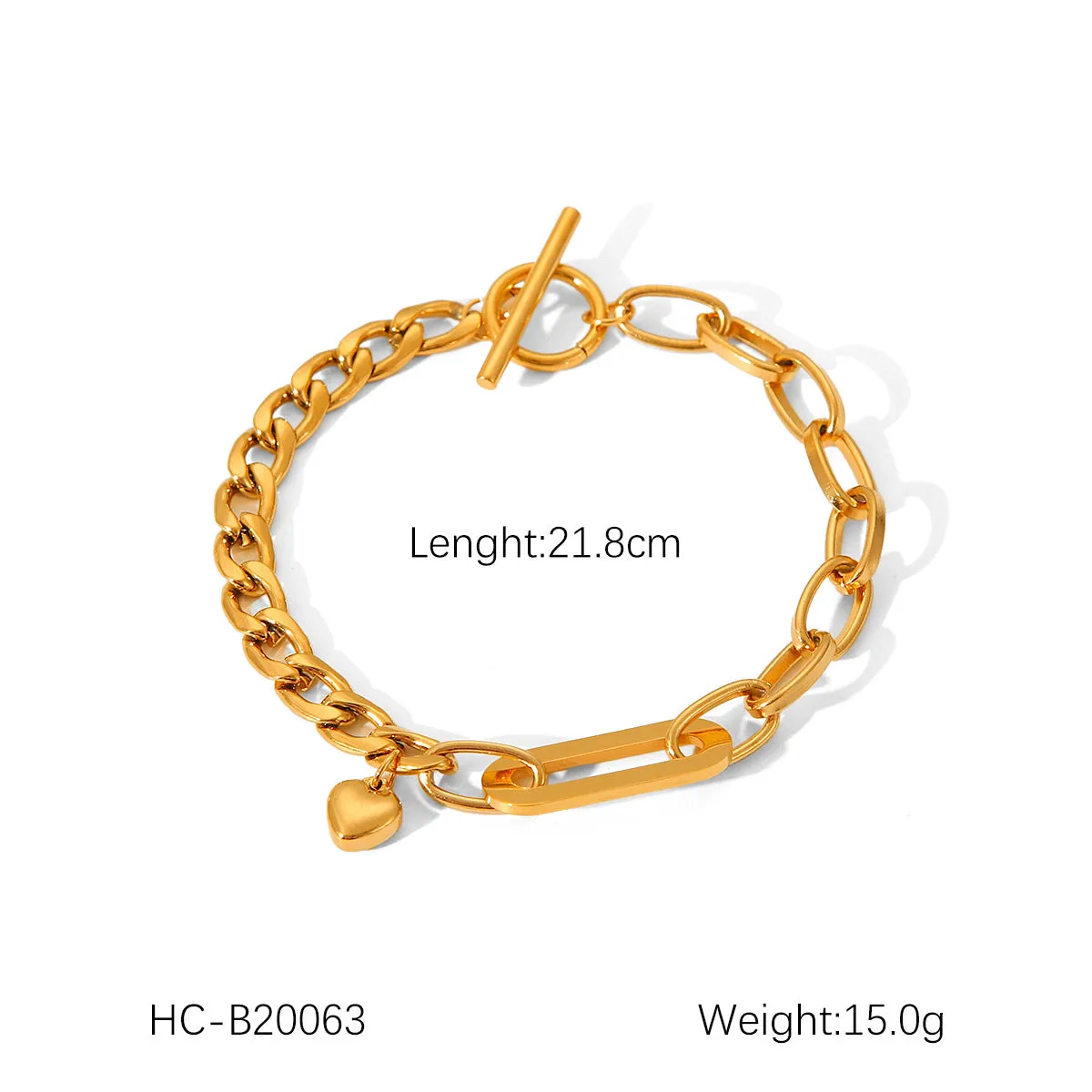 Wholesale Hot Selling 18K Gold Plated Bracelet Stainless Steel Bracelet Female INS Style Fashion Ball Ball Chain Handmade Chain Jewelry