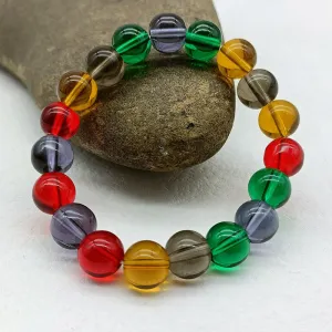 Wholesale Imitation Tourmaline Crystal 10mm Candy Colorful Bracelet
