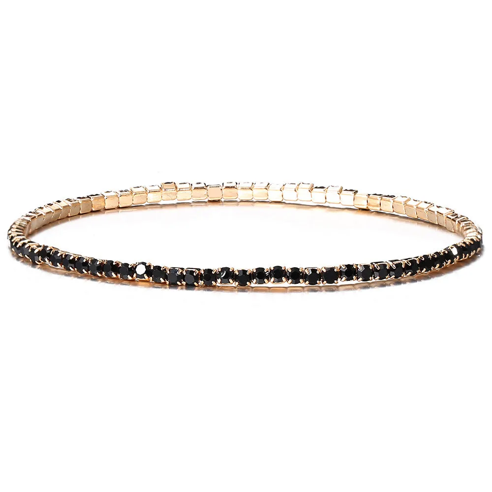 Wholesale Inlaid Colored Rhinestone Bracelets