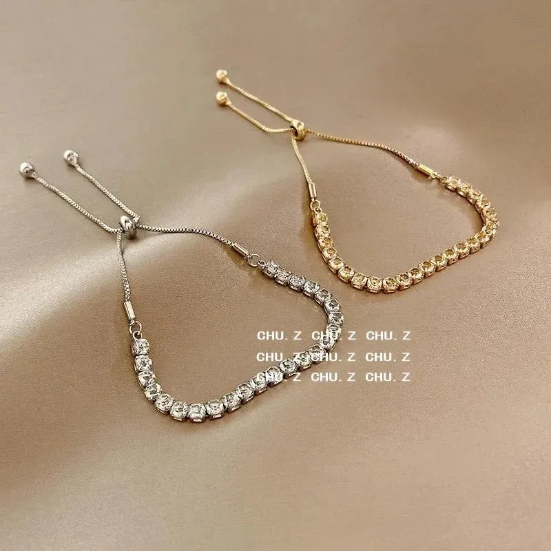Wholesale ins cold style design adjustable drawstring Gypsophila bracelets