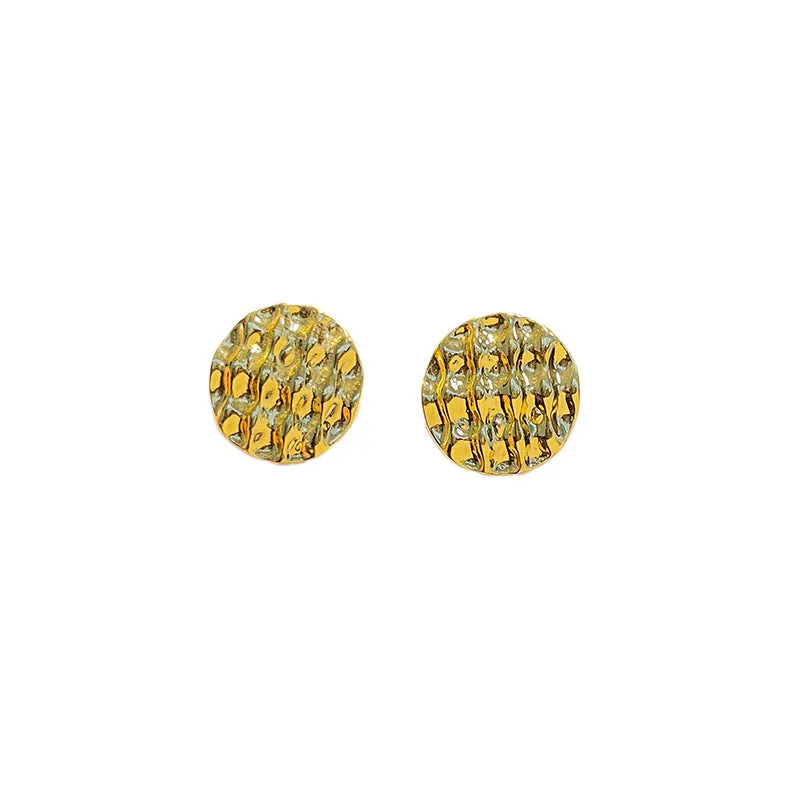 Wholesale ins personality retro French flower heart earrings