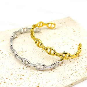 Wholesale  ins personalized creative style retro C- type pig nose bracelet OLY Exclusive