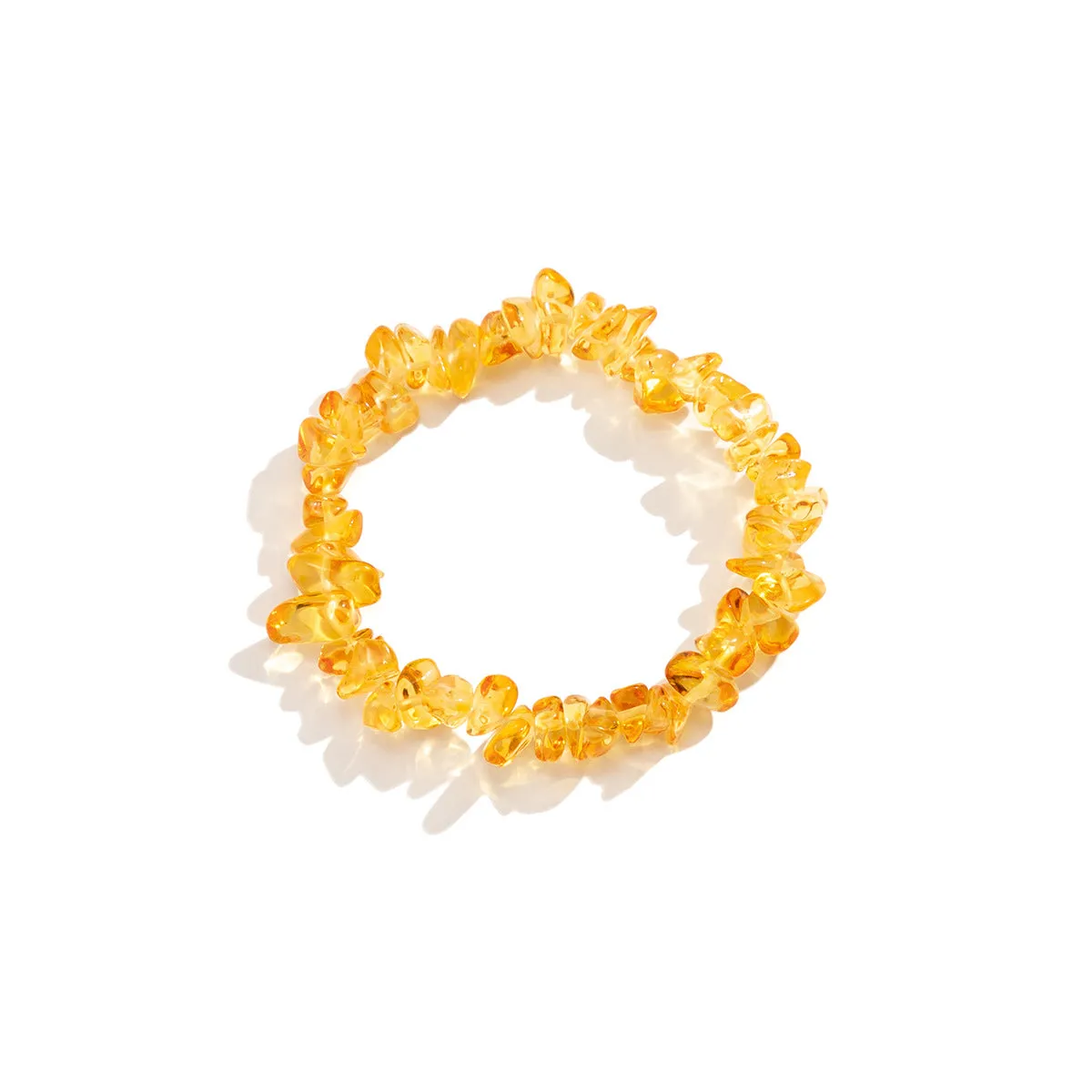 Wholesale Irregular Geometric Colored Crushed Stone Bracelet