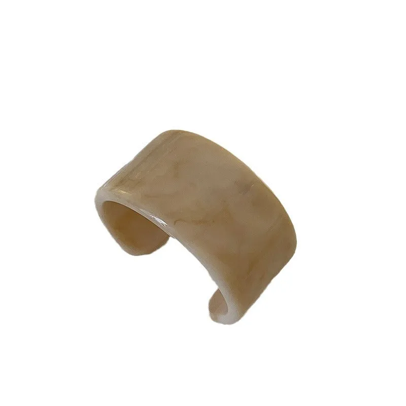 Wholesale Irregular Resin Texture Bracelet