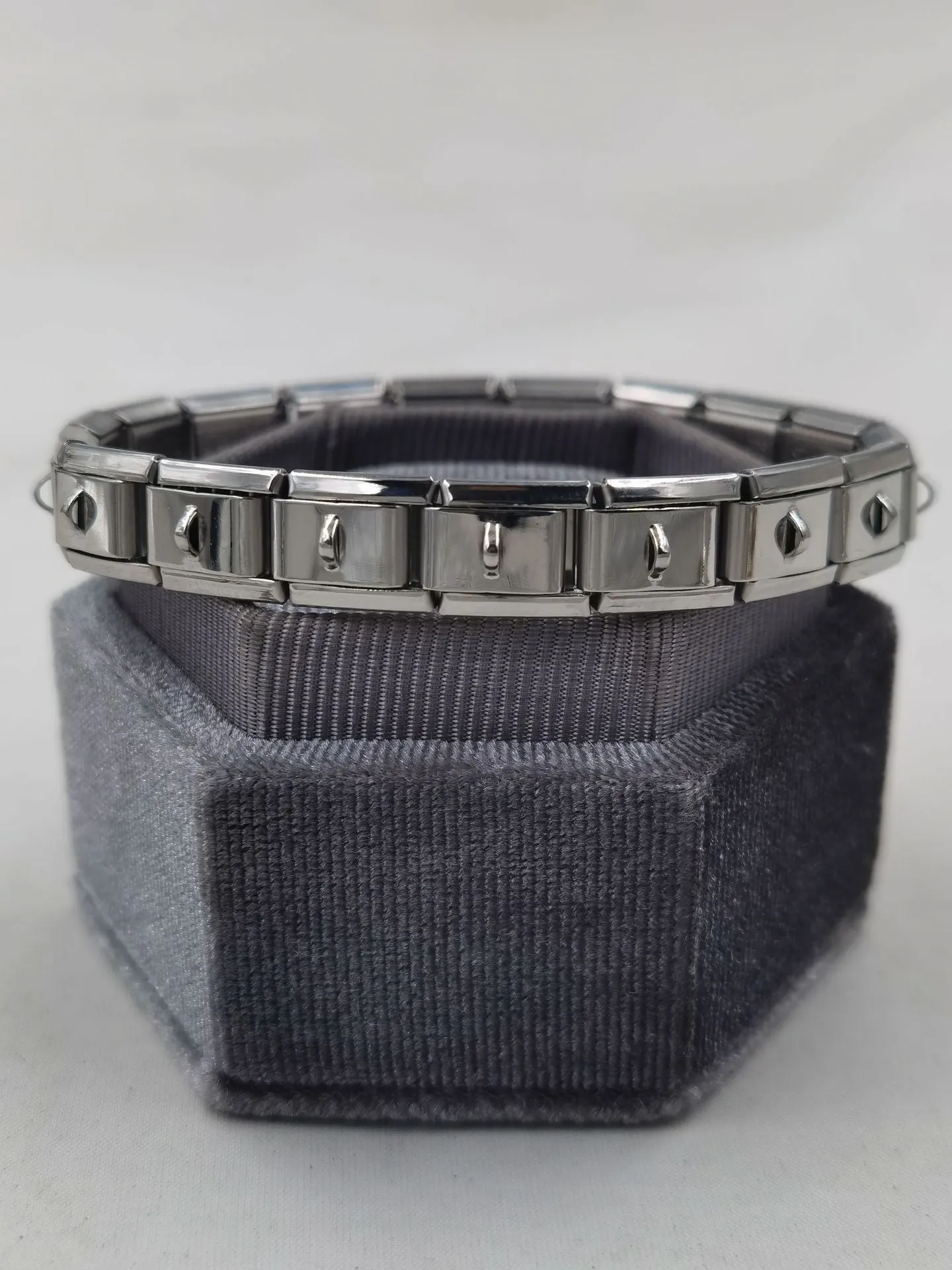 Wholesale Italian Charm Bracelet Stainless Steel Black and White Bagua Diagram Three Color Series Bracelet Accessories Charms