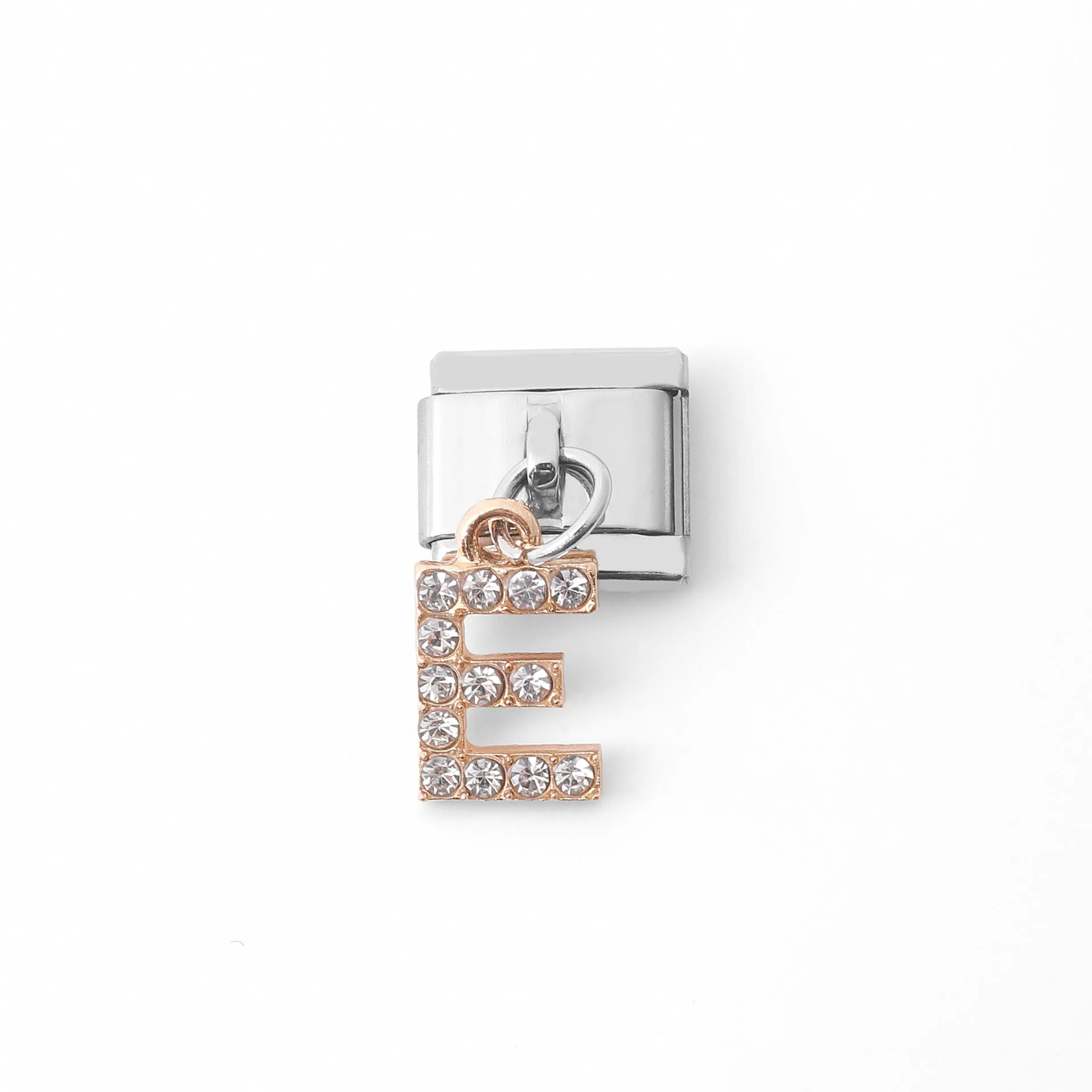 Wholesale Italian Charm Bracelet Stainless Steel Pendant Letter Module Charms