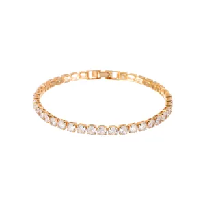 Wholesale Italian Charm Bracelet Zircon Stainless Steel Gilded Bracelet Charms