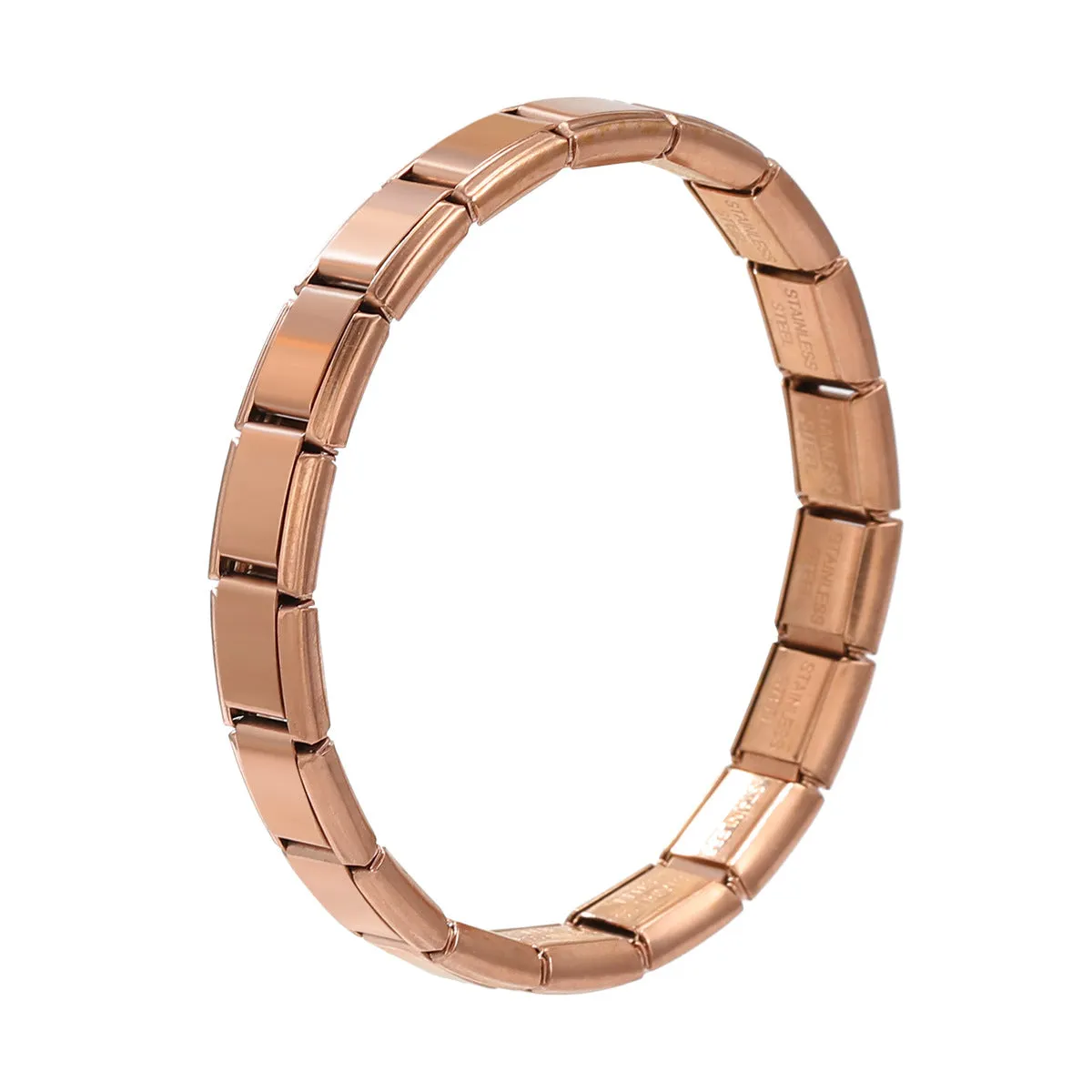 Wholesale Italian Modular Stretch Watch Strap 9MM Detachable Spliced Titanium Steel Bracelet