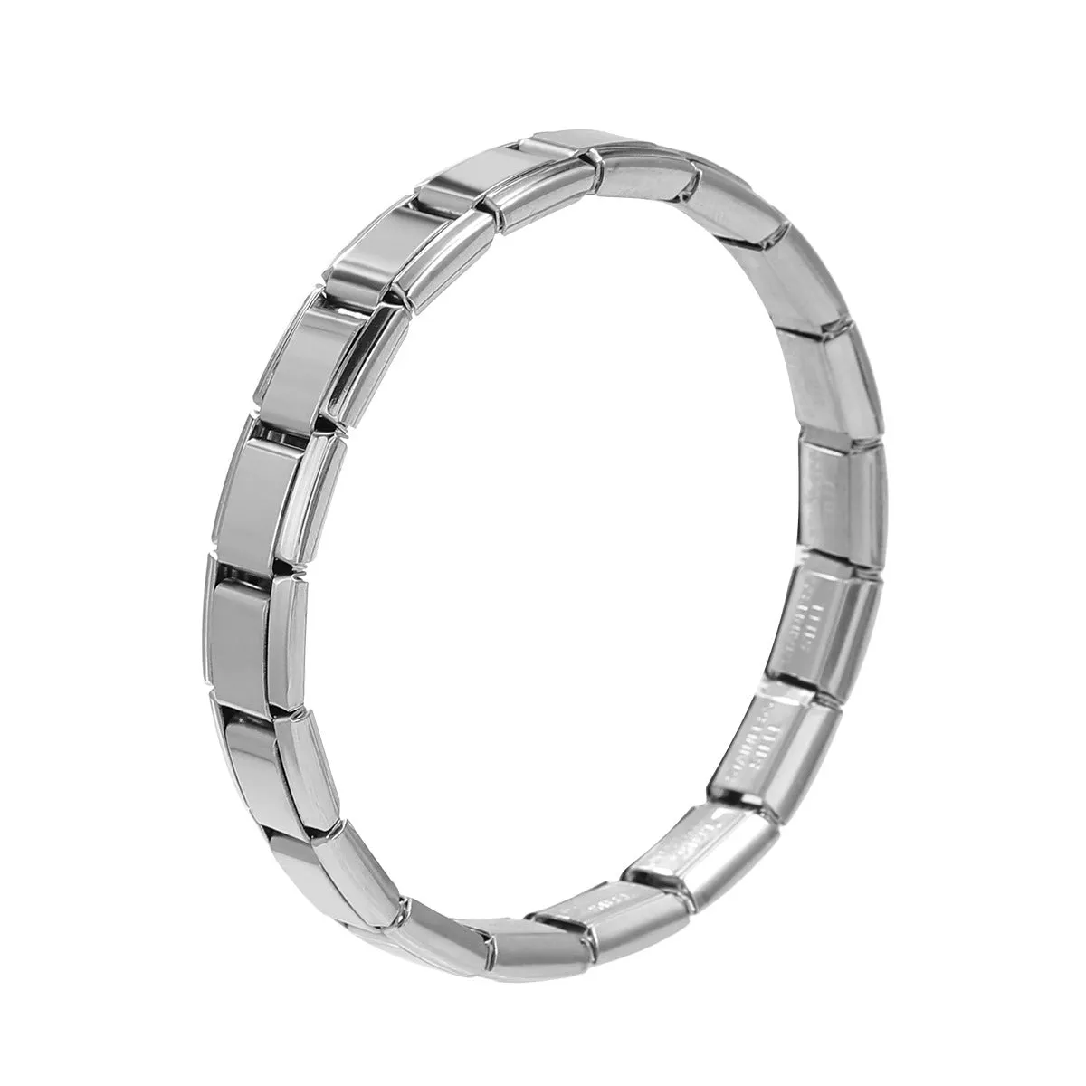 Wholesale Italian Modular Stretch Watch Strap 9MM Detachable Spliced Titanium Steel Bracelet