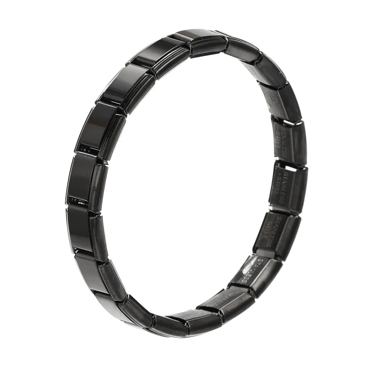 Wholesale Italian Modular Stretch Watch Strap 9MM Detachable Spliced Titanium Steel Bracelet