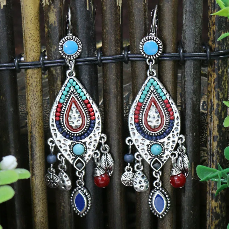 Wholesale Jewelry Retro Palace Wind Alloy Earrings