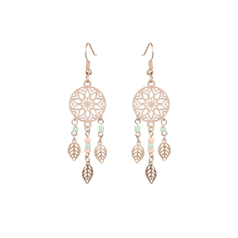 Wholesale Jewelry Retro Palace Wind Alloy Earrings