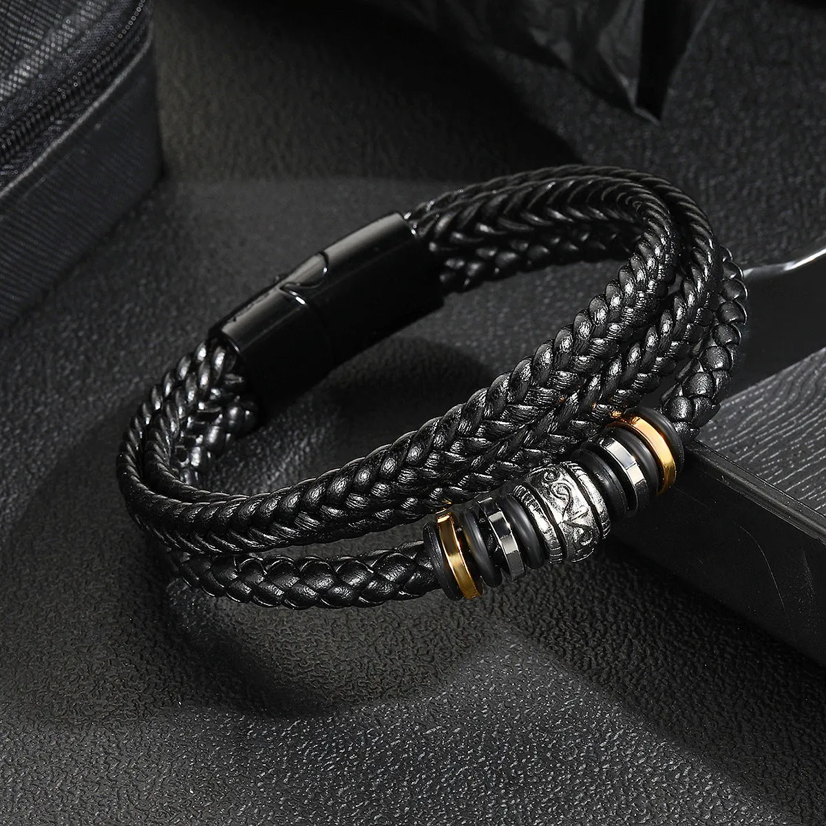 Wholesale Leather Vintage Ethnic Style Men's Bracelets