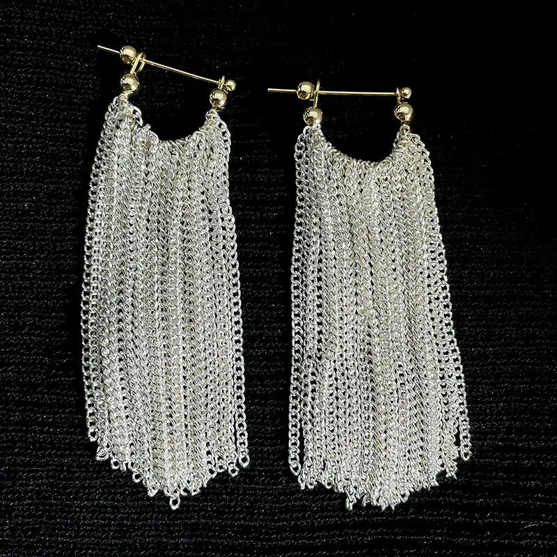 Wholesale Long Tassel Copper Earrings