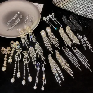 Wholesale Long Tassel Earrings