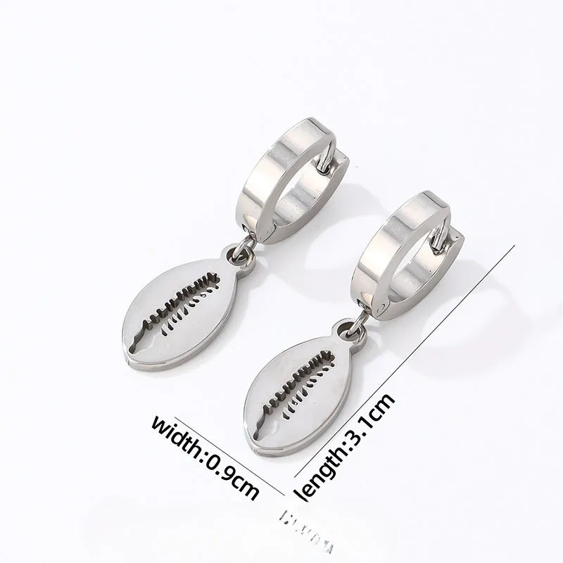 Wholesale Love Clover Stainless Steel Earrings