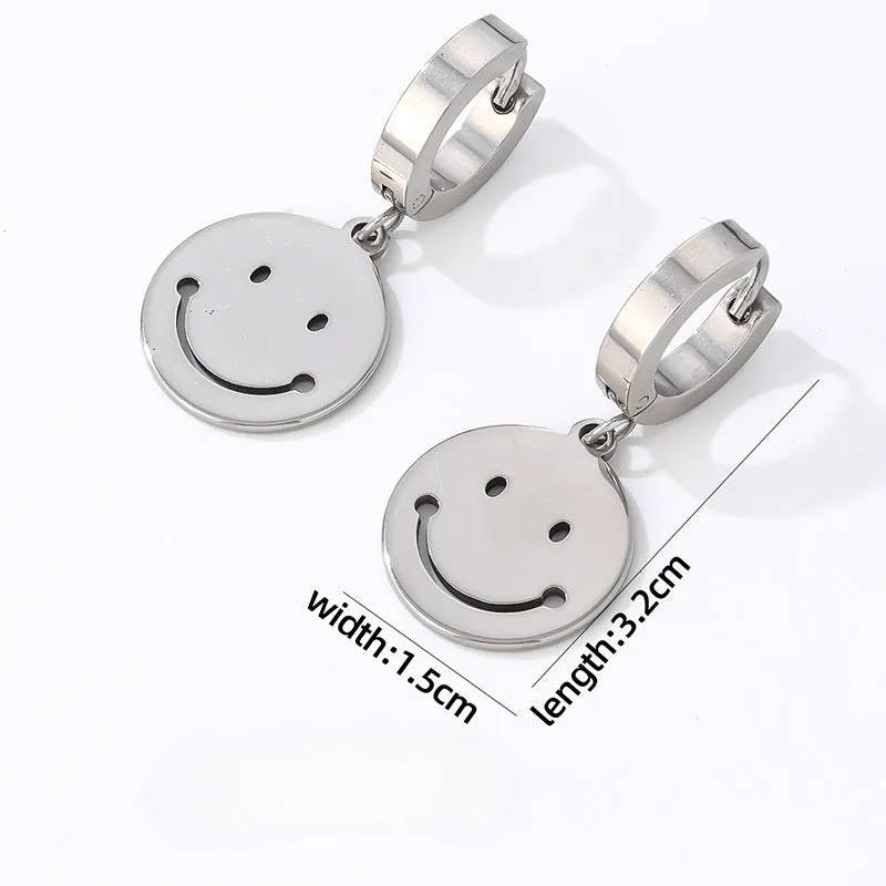 Wholesale Love Clover Stainless Steel Earrings