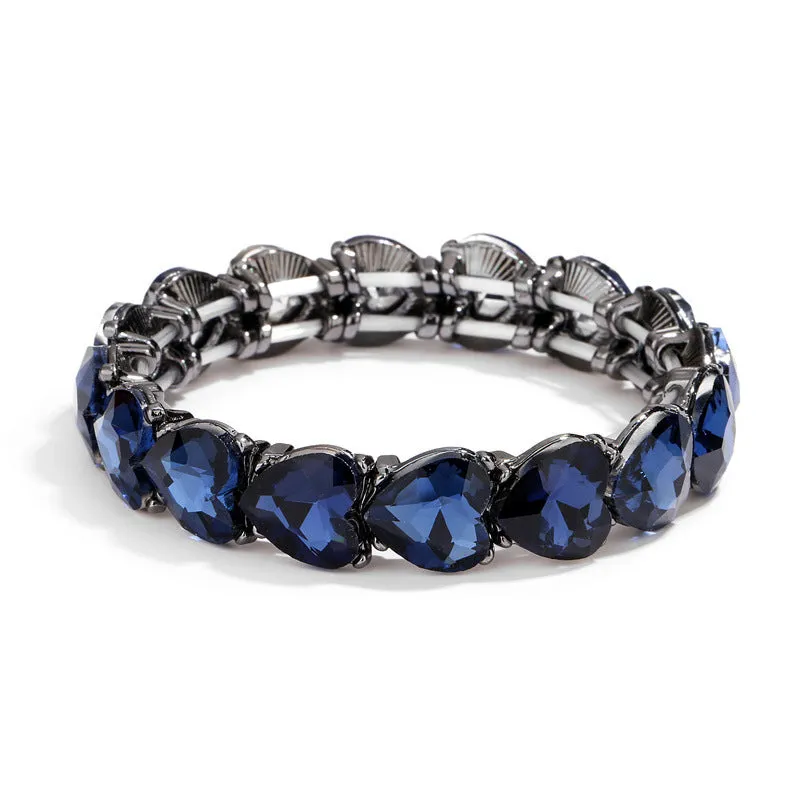 Wholesale Love Trinitite Elastic Wire Alloy Bracelet