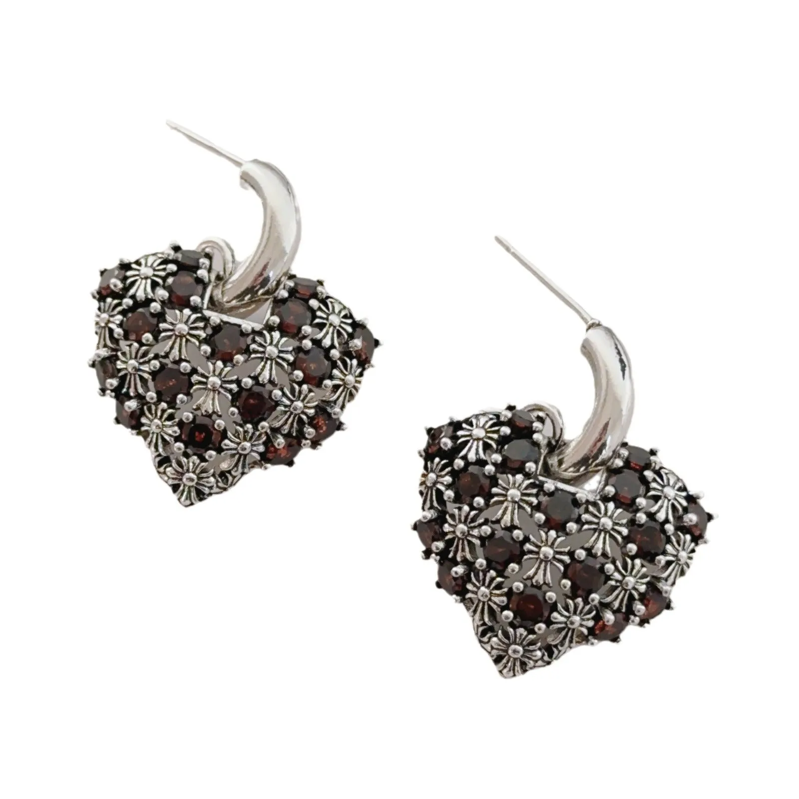Wholesale Love Zircon Earrings