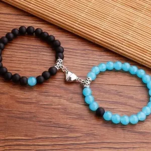 Wholesale Magnet Beaded Bracelet Set