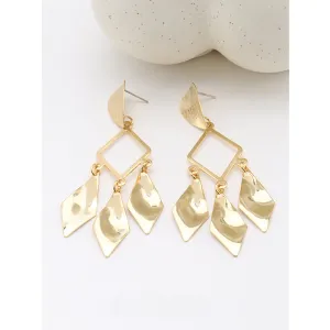 Wholesale Metal Diamond Vintage Earrings