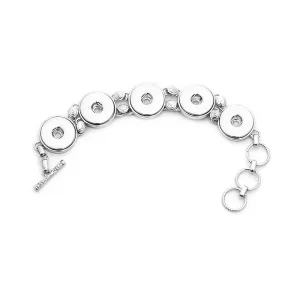 Wholesale Metal DIY Snap Bracelet