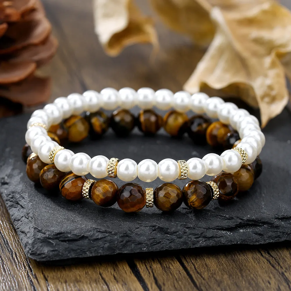 Wholesale Micro-paved Zirconia Dice Bracelet Set