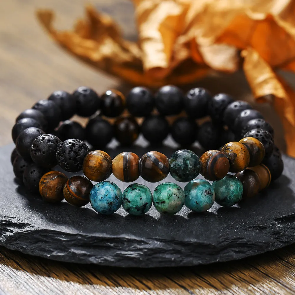 Wholesale Micro-paved Zirconia Dice Bracelet Set