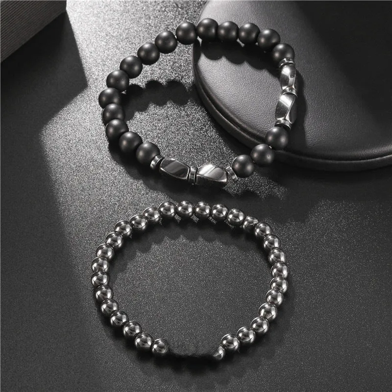 Wholesale Micro-paved Zirconia Dice Bracelet Set