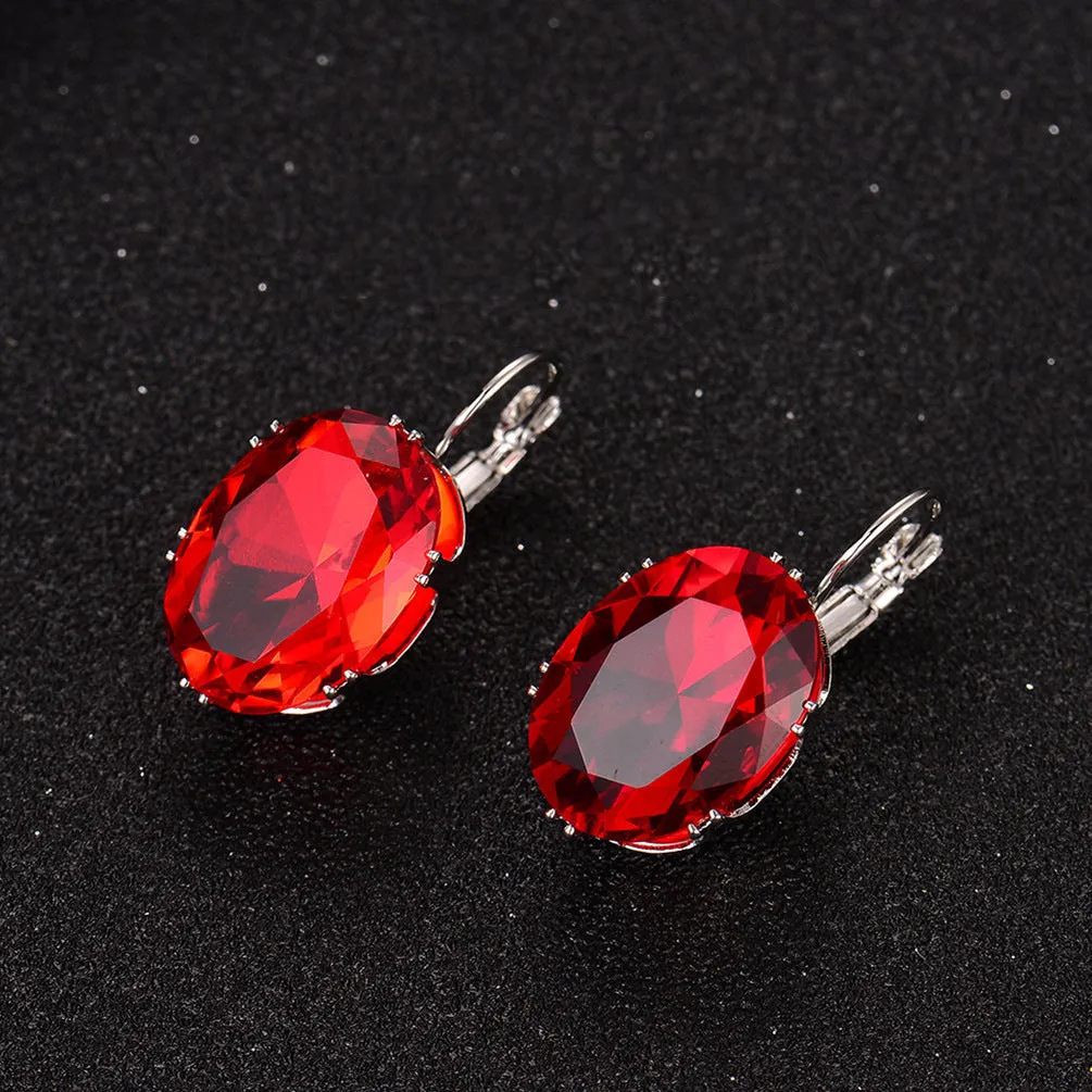 Wholesale Micropaved Square Diamond Zirconia Earrings