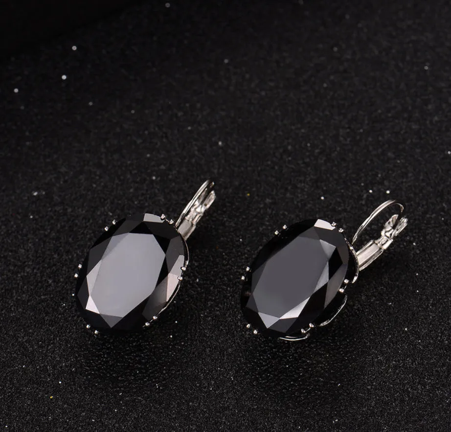 Wholesale Micropaved Square Diamond Zirconia Earrings