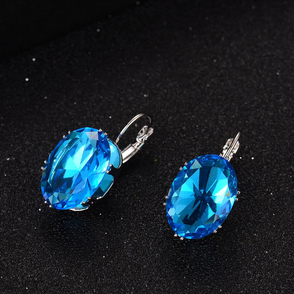 Wholesale Micropaved Square Diamond Zirconia Earrings