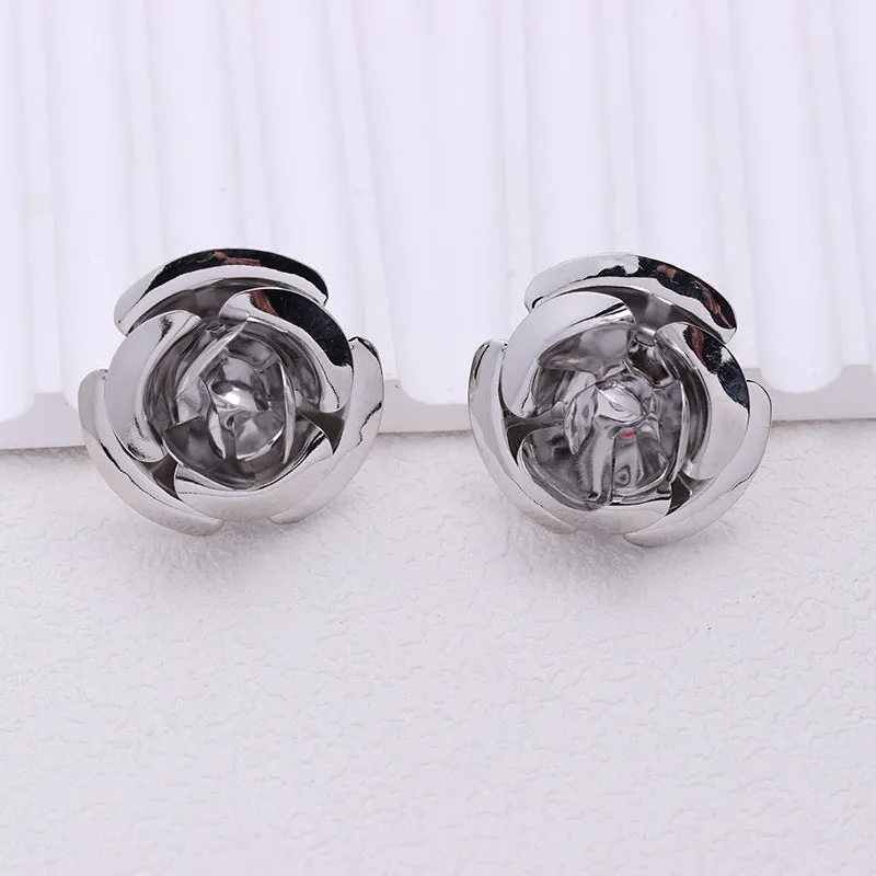 Wholesale Mother's Day Acrylic Rose Earrings