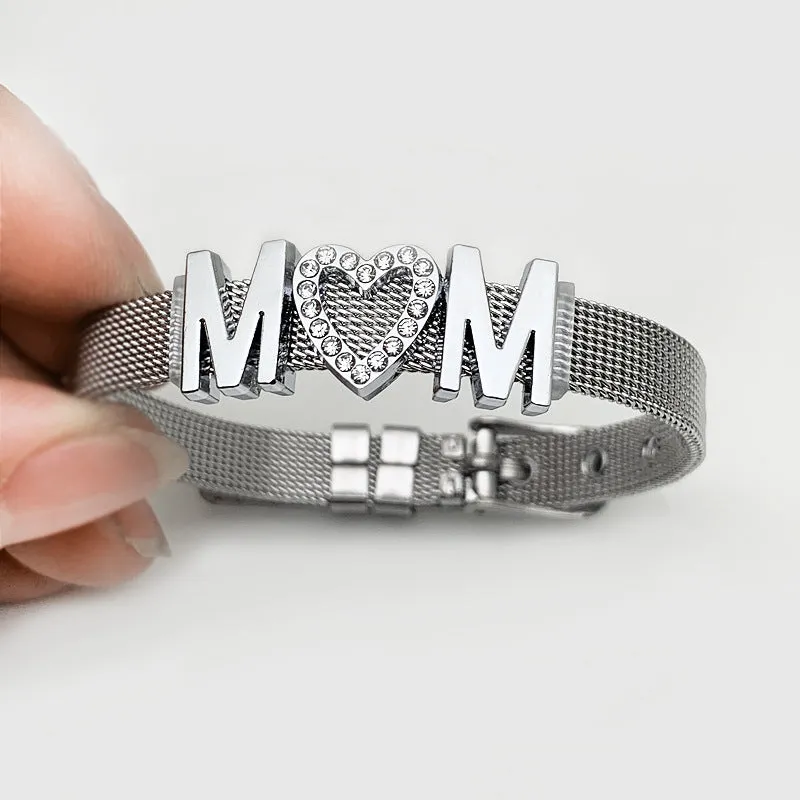 Wholesale Mother's Day Stainless Steel Mesh Watch Chains
