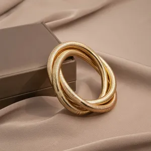 Wholesale  multi-layer elastic irregular winding bracelet
