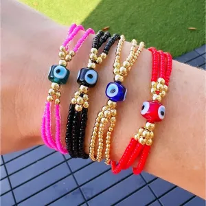Wholesale Multi-layer Laminated MGB Beads Bracelet