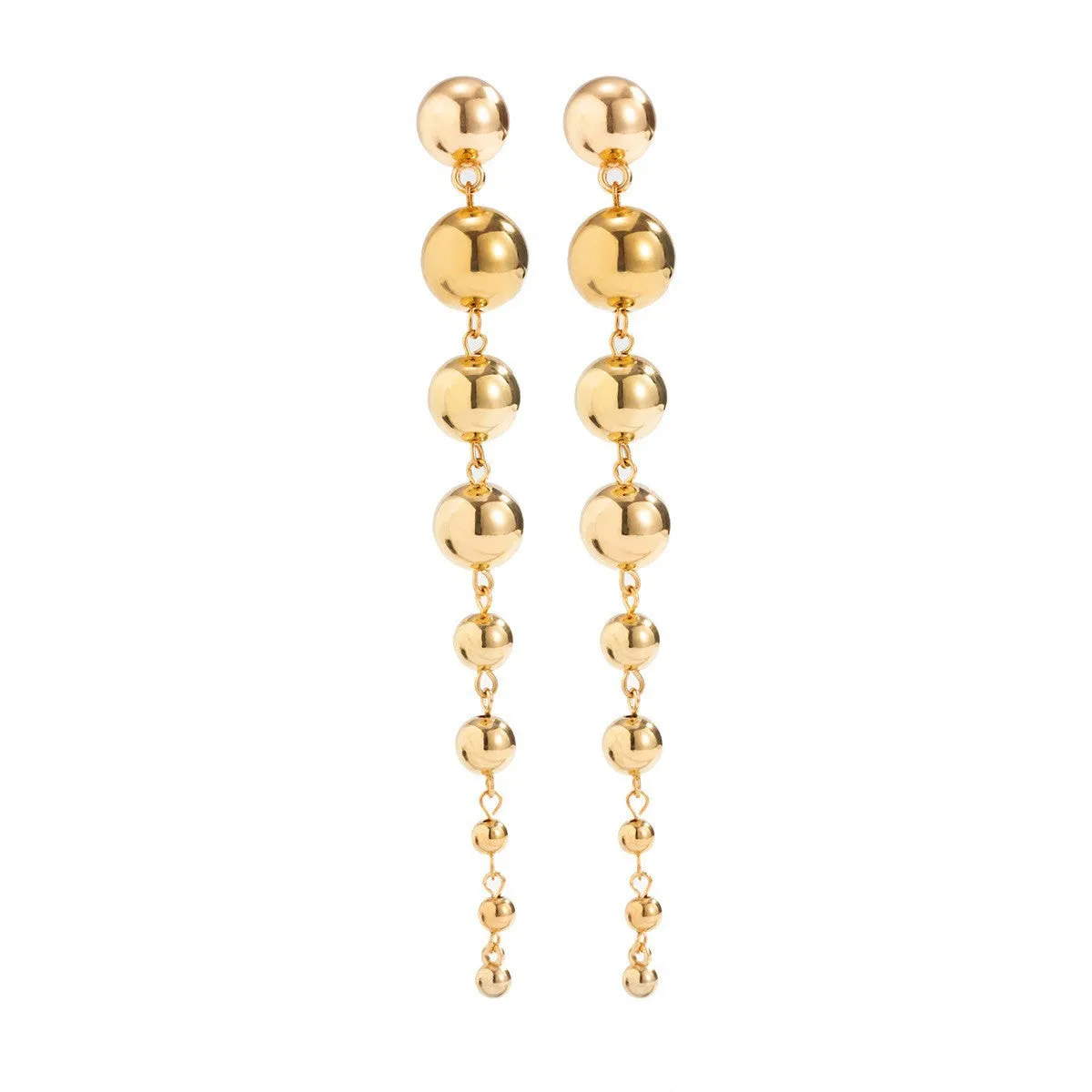 Wholesale Multi-layer Tassel Beaded Metal Bracelet Set