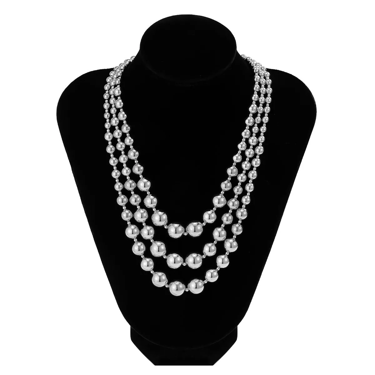 Wholesale Multi-layer Tassel Beaded Metal Bracelet Set