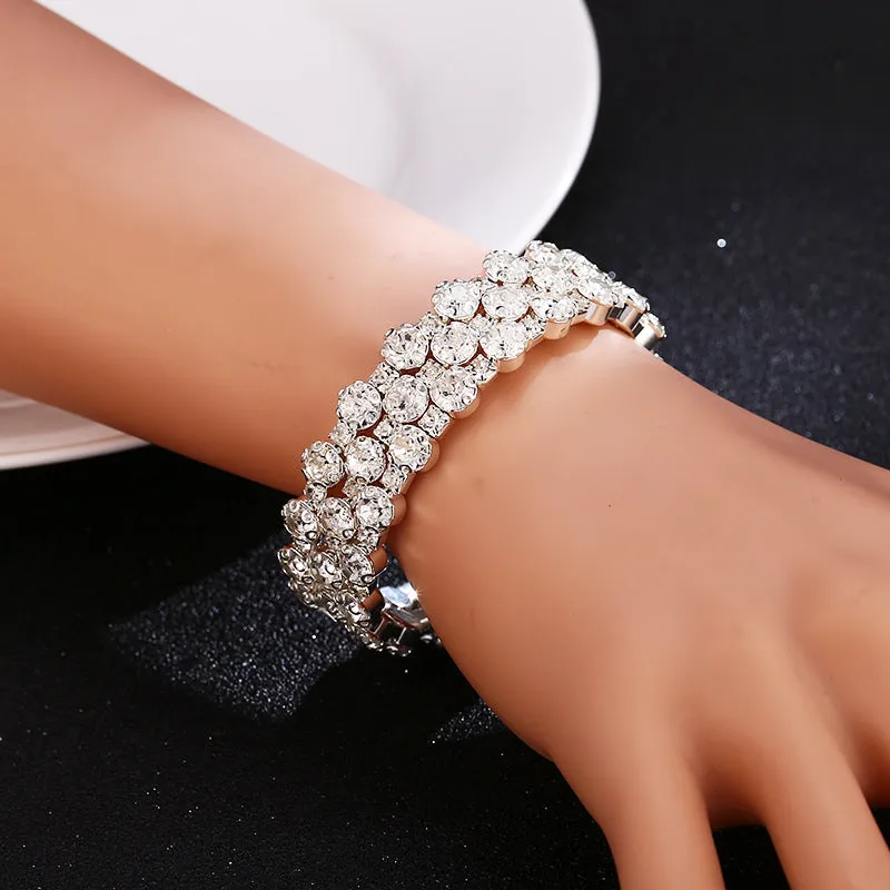 Wholesale Multi-layer Wrapped Zircon Bracelets