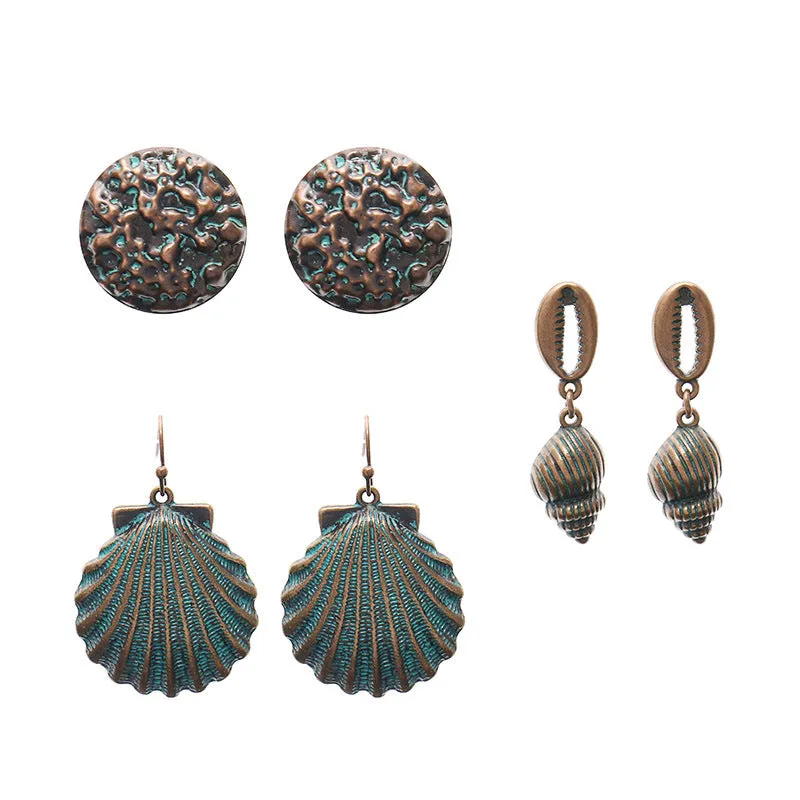 Wholesale Multi-piece Set Boho Tassel Flower Earrings